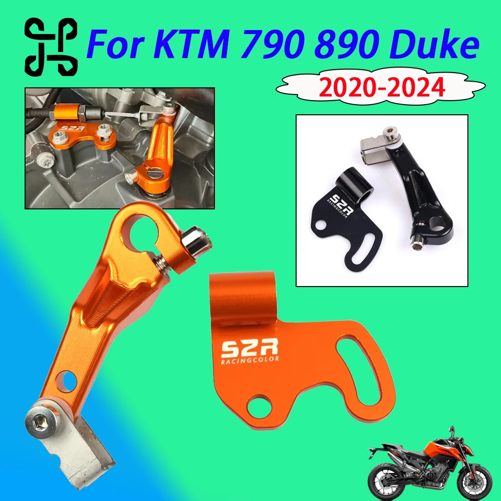 

For KTM Duke 790 890 Adventure R ADV 2024 One Finger Clutch Lever Adjustable CNC Lightweight Motorcycle Clutch Arm Accessories