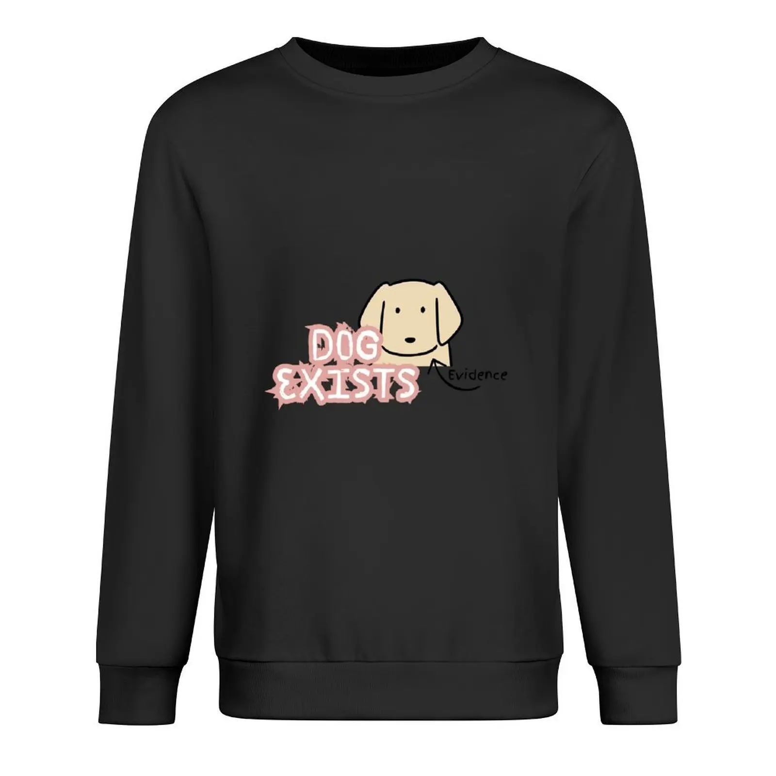 

Dog exists Pullover men clothing aesthetic clothing men's sweat-shirt set winter clothes pullover