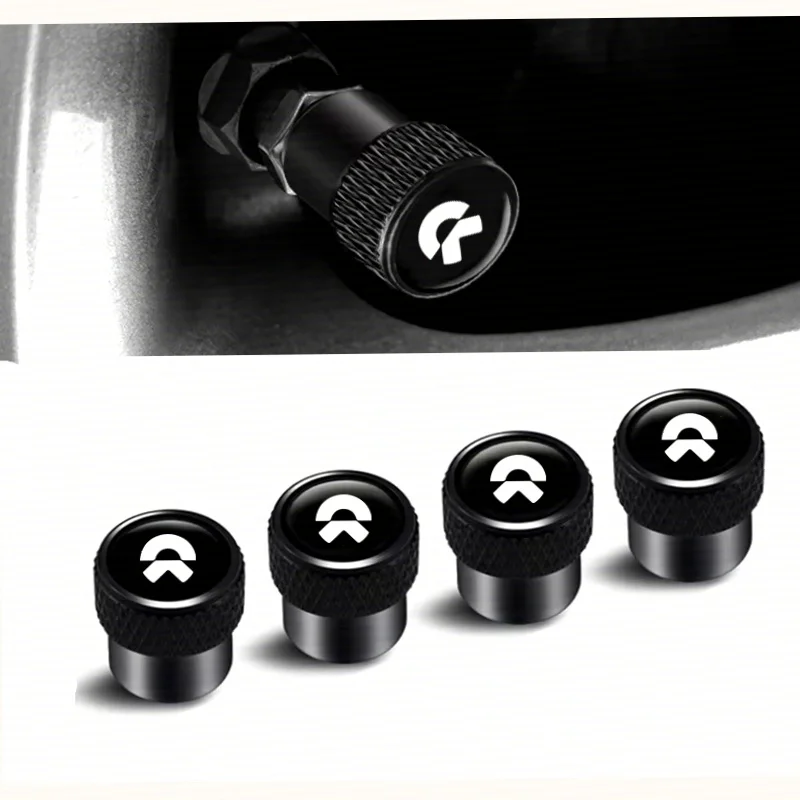 Car Wheel Tire Valve Cap For NIO ES6 ES8 EC6 ES9 EC8 ET5 ET5T ET7 ET9 EC7 Tyre Stem Air Cap Dust Waterproof Covers