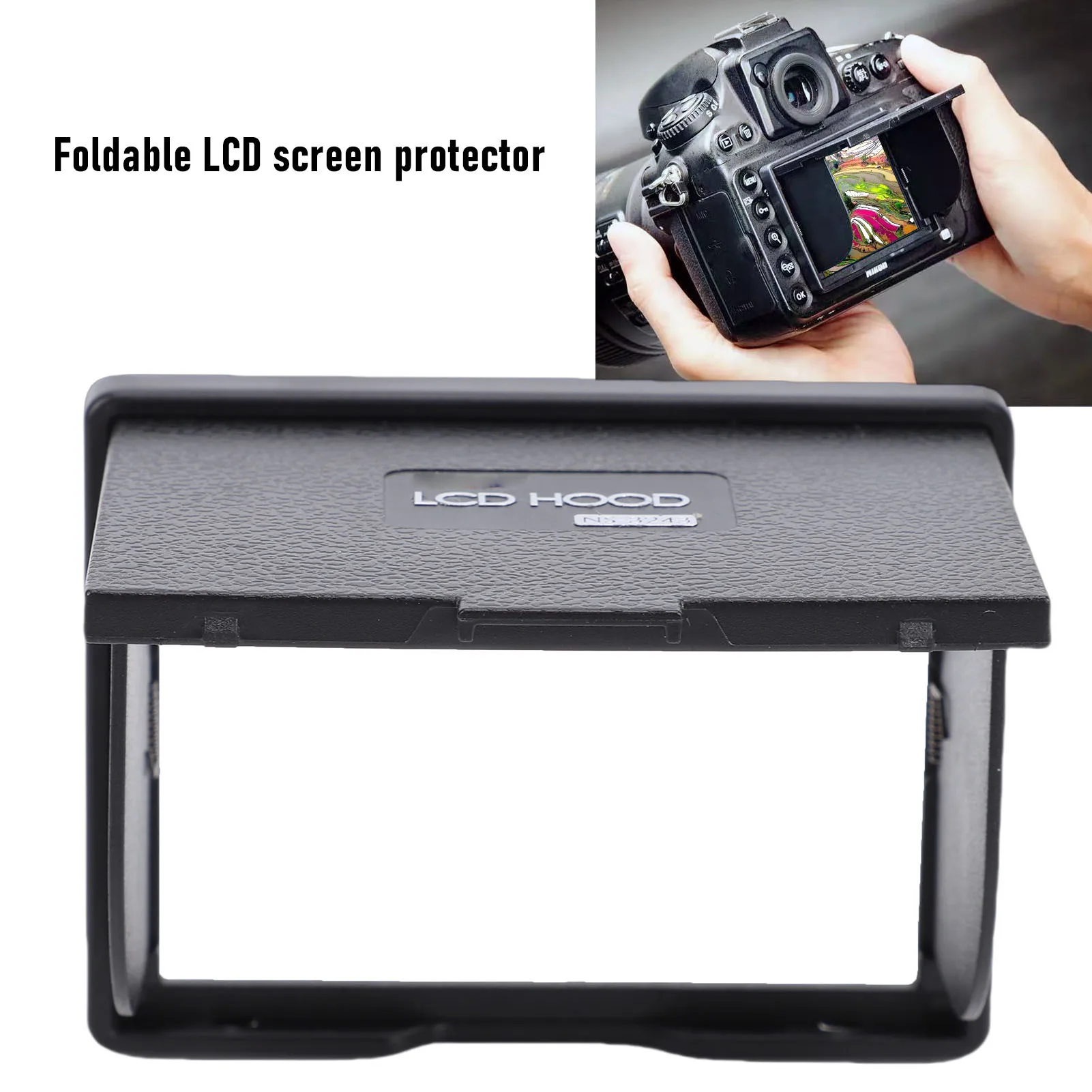 Camera LCD Sun Shade Fit for Fujifilm Camera 3.2in Wide Screen Magnet Hood Viewfinder Professional Optical Sunshade