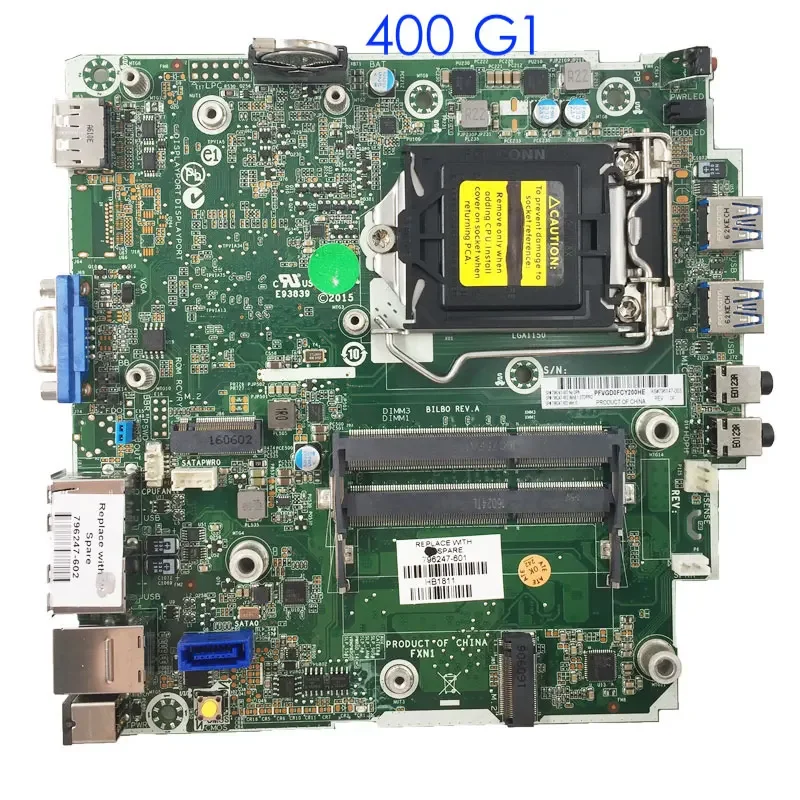 

796247 -601 для настольной материнской платы HP ProDesk 400 G1 DM 796247 -002 796147 -003 Материнская плата, 100% протестирована, полностью работает, бесплатная доставка