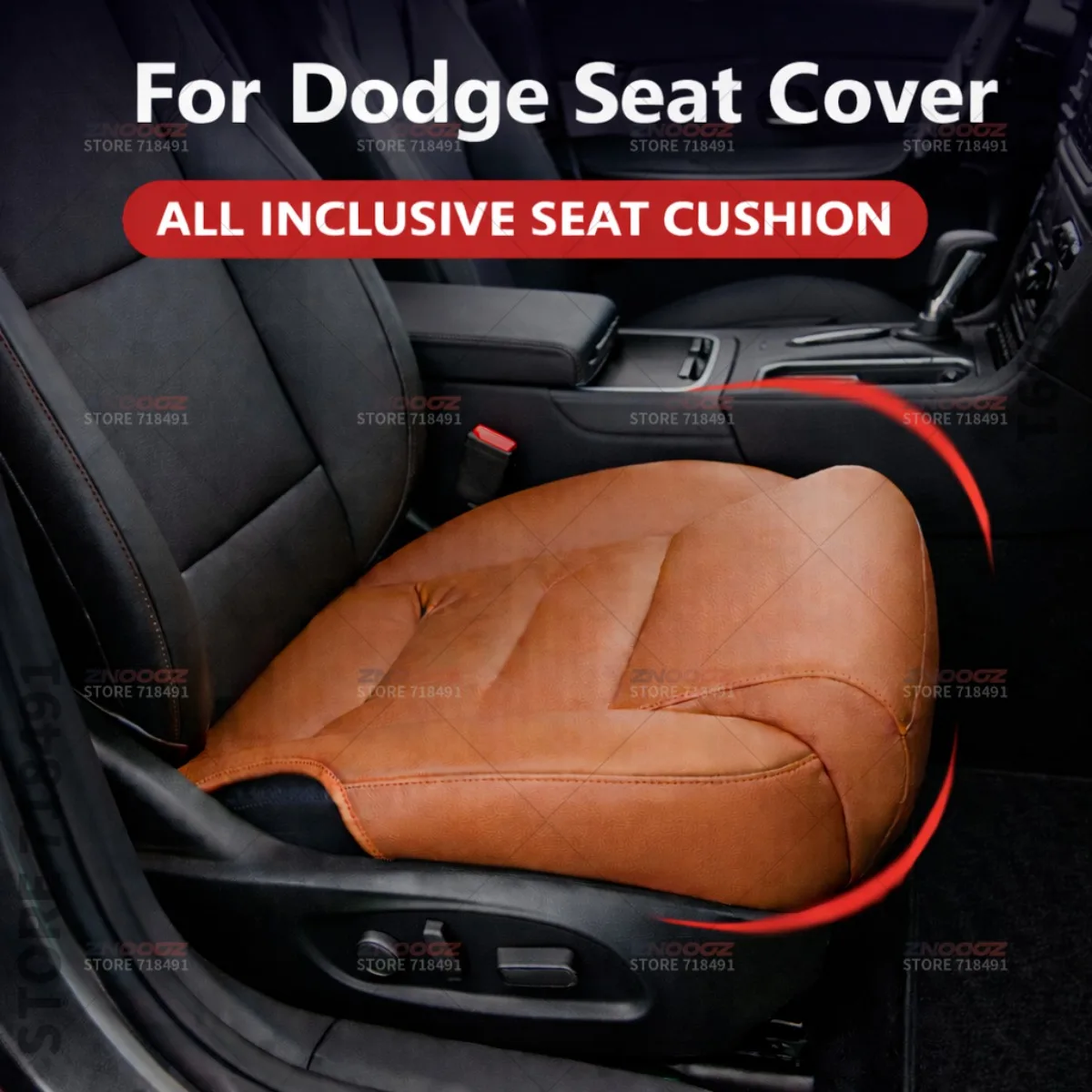 

For Dodge Challenger Charger Durango Car Seat Leg Support Extension Seat Cover Memory Foam Extender Cushion Interior Accessories