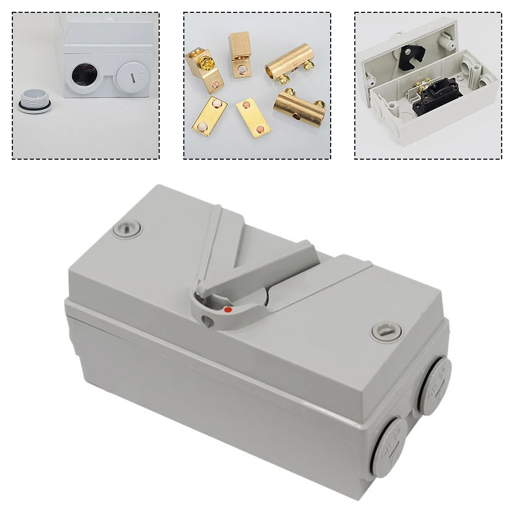 

Enclosed Motor Disconnect Switch Waterproof 2 Phase Breaker Box for Agriculture Power Plants and Transportation