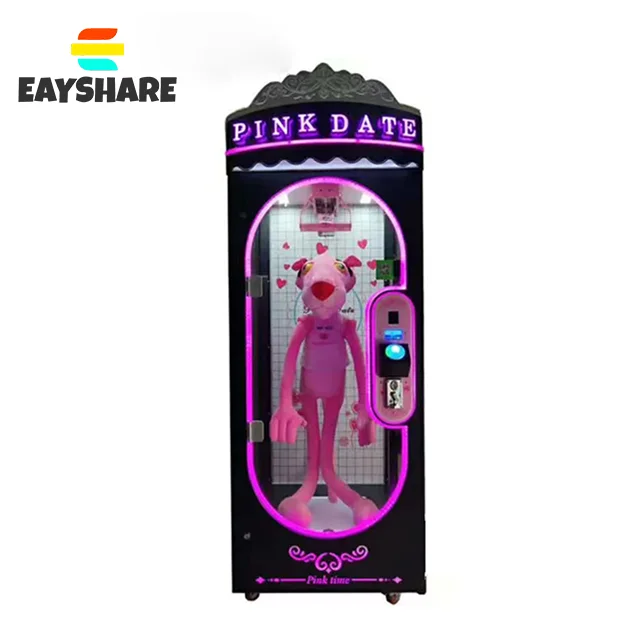Fabrikpreis Pink Claw Scissors Machine Factory Direct Commercial Equipment Single Coin Gift Machine