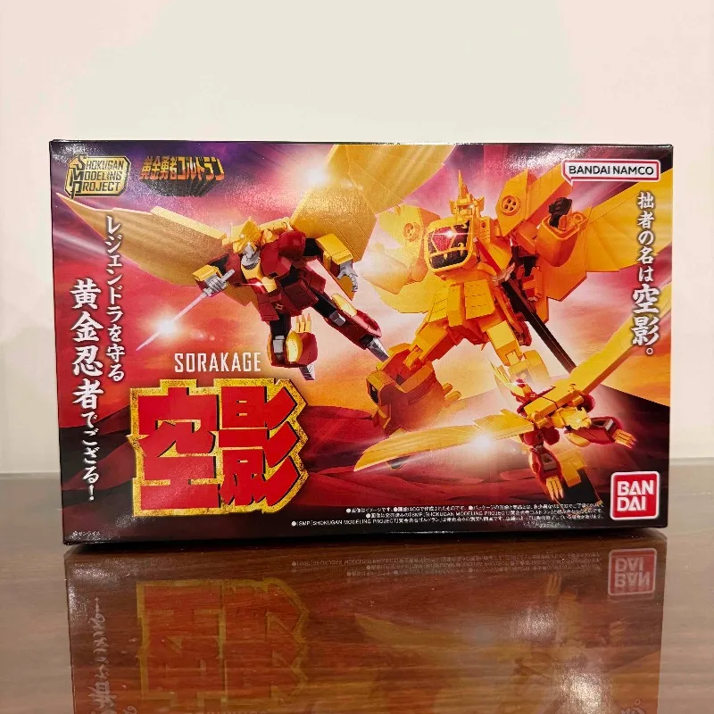 Bandai Original The Brave of Gold Goldran Anime Figure SMP SORAKAGE Action Figure Toys for Kids Gift Collectible Model