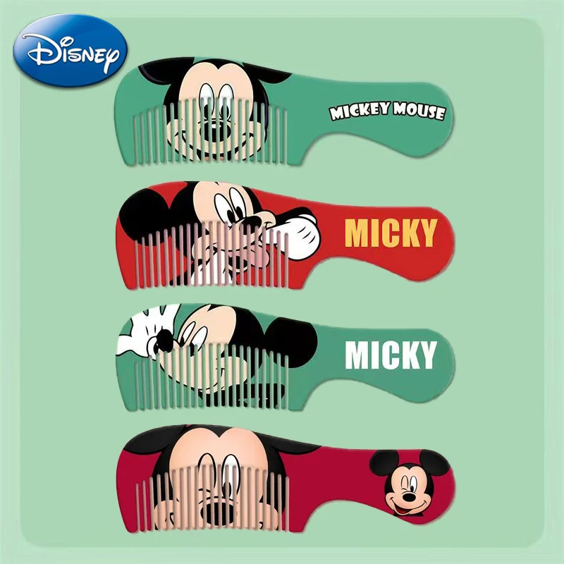 

Disney Mickey Mouse Mini Bangs Combs Cartoon Figures Plastics Hair Brush Hairdressing Tool Accessories Portable Kids Girls Gifts