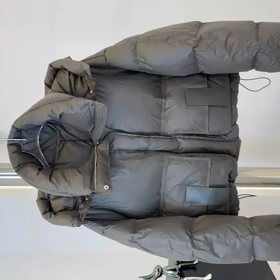 

Женская зимняя короткая пуховая хлопковая куртка, новинка 2023 года, женское свободное хлопковое пальто с капюшоном, теплая утепленная парка, зимняя верхняя одежда