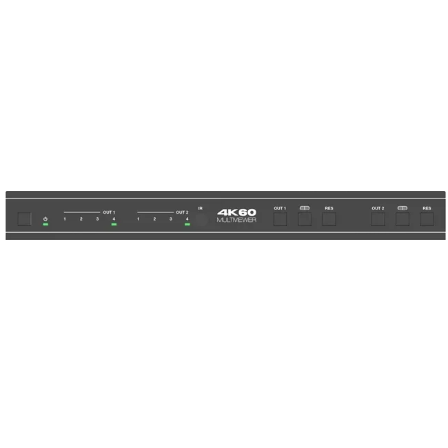 In stock In stock4K60 HDMI 4x2 Multiviewer Seamless UHD Video Matrix Switcher for Home Theatre System