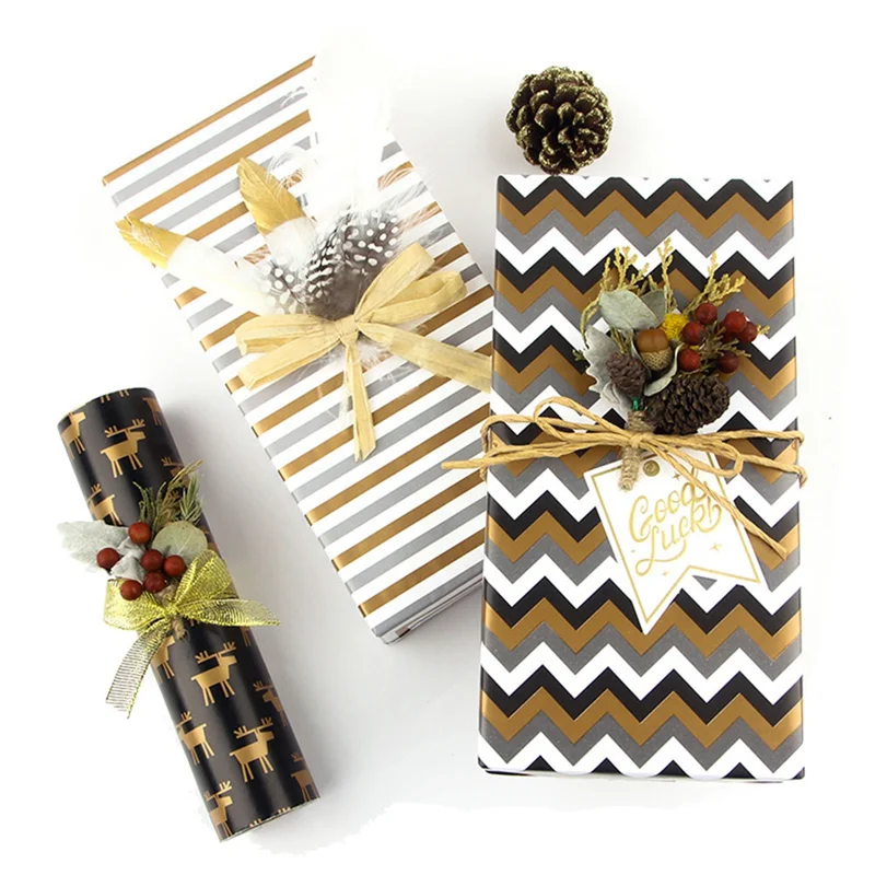

24 Sheets Christmas Wrapping Paper,Gift Wrapping Paper With 6 Different Patterns,Wrapping Paper For Christmas