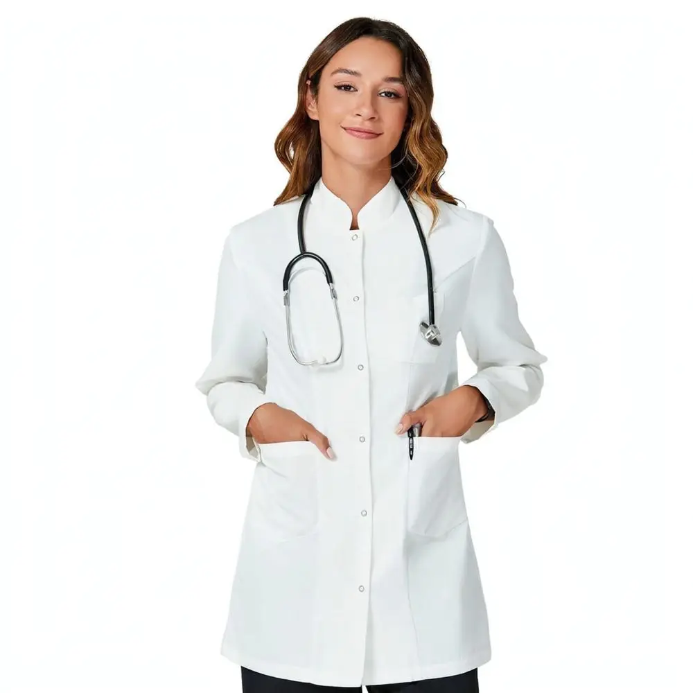 Durable White Lab Coat Long Sl - Medical Lab Internships 评论和价格
