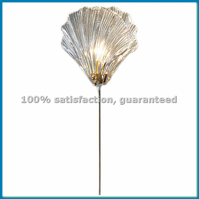 Elegant Shell Glass Pendant Lights - Ideal for Bedroom, Bathroom & Restaurant-A10G