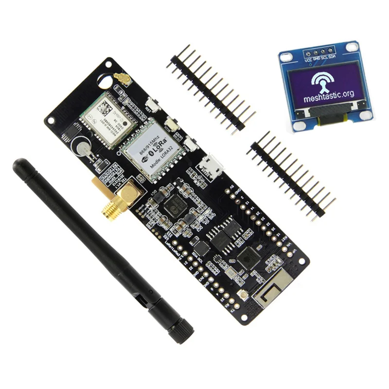 

Superb For TTGO Meshtastic T- V1.2 ESP32 Lora GPS Development Board With OLED Display For LILYGO