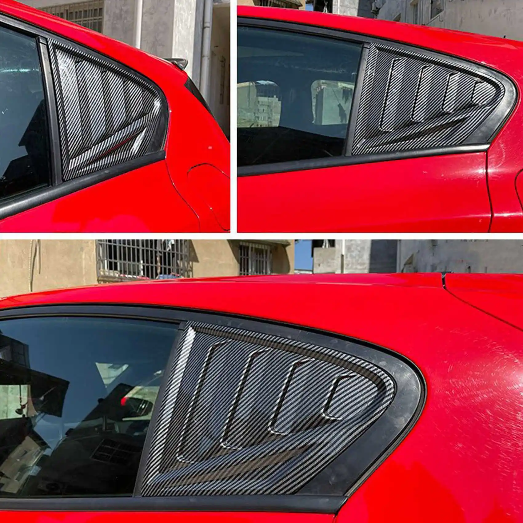 

Наклейки на крышку вентиляционного жалюзи заднего окна, для Ford Focus ST-LINE Hatchback 2019 2020, накладка оконных жалюзи