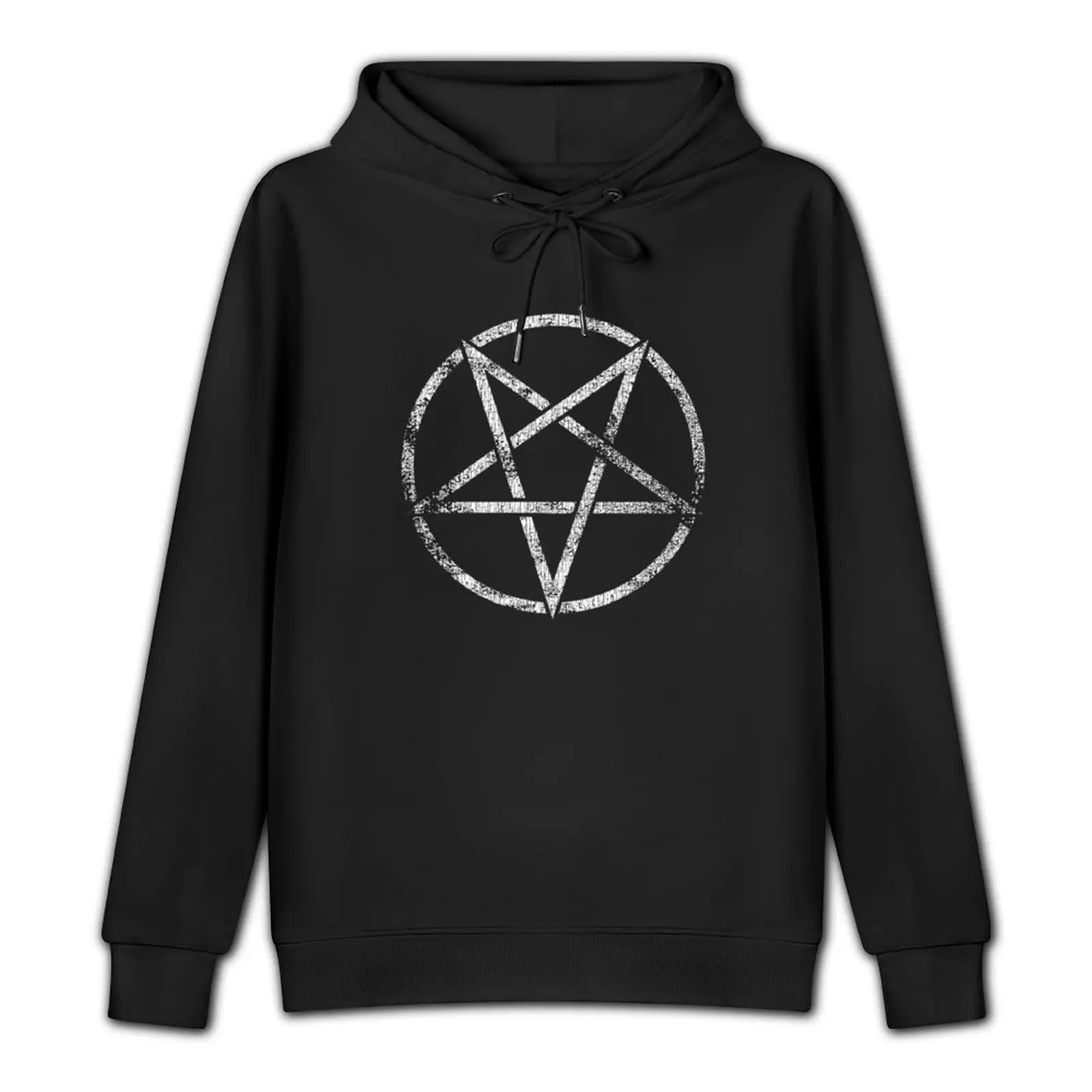 Worn Pentagram Pullover Hoodie graphic t shirts men autumn jacket men clothes for men hoodie streetwear