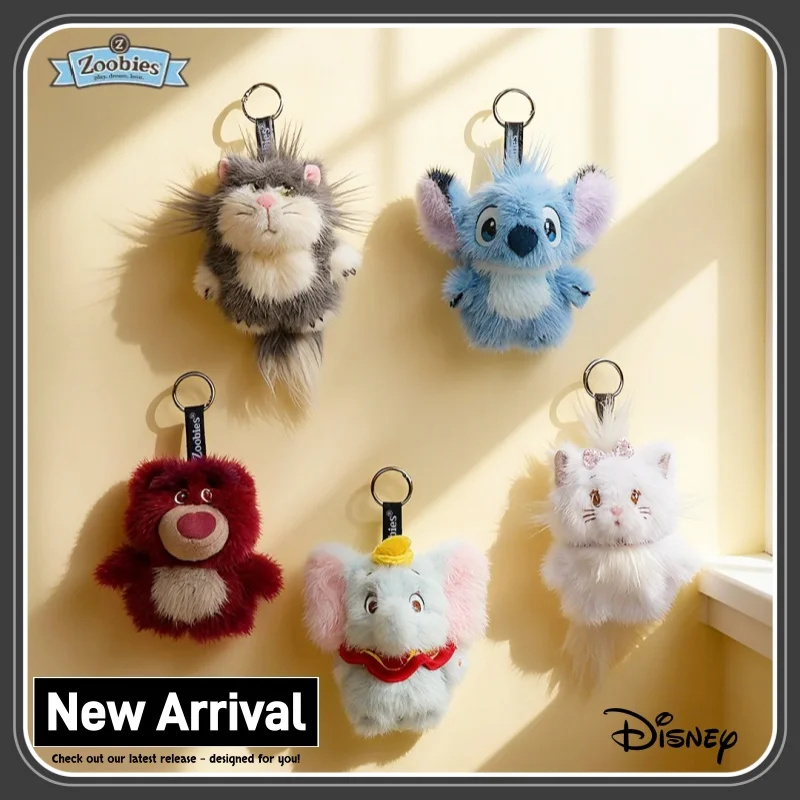 

В наличии Аутентичный пушистый рюкзак Disney с подвеской, стежок Люцифер Мари, кошка Дамбо, кошелек для монет, чехол для наушников, игрушечная сумка, аксессуар FS