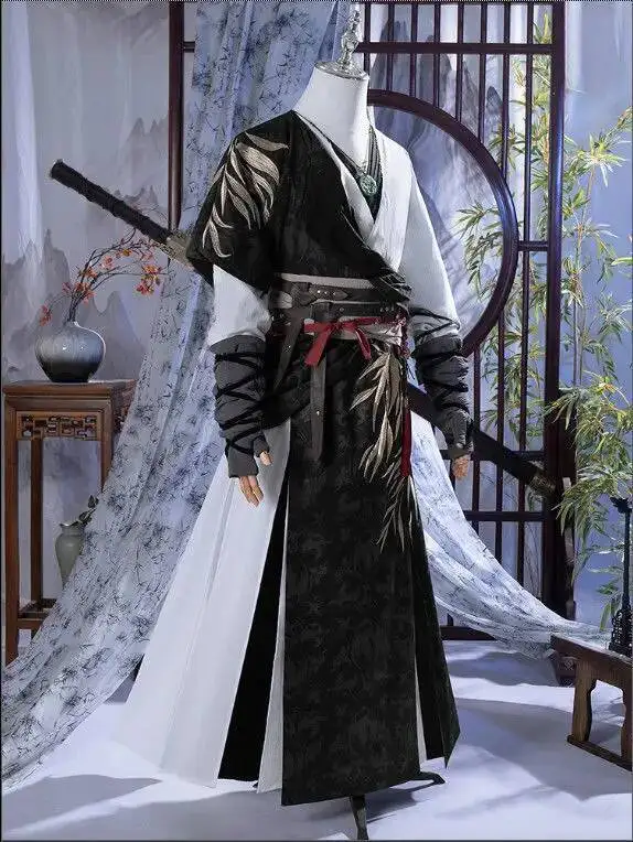 لعبة صينية حيث يلتقي الرياح الرجال المبارز تأثيري حلي الرجال القديمة هانفو مجموعة كاملة