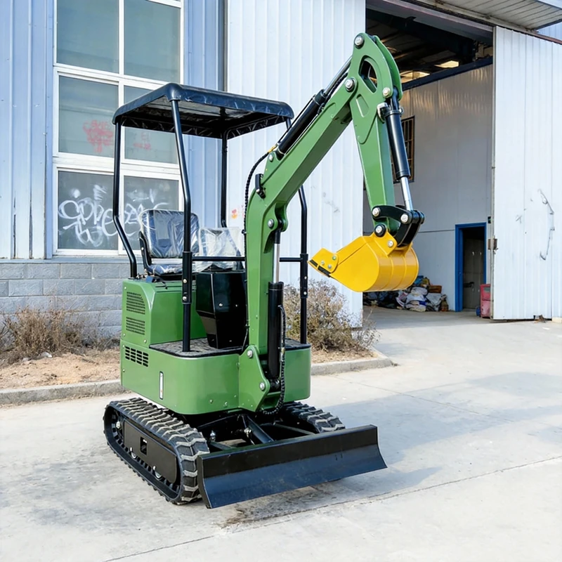 

Customized Retroexcavadora 1.8Ton Mini Digger Excavator Diesel Hydraulic Europe Chantier Mini Pelle Hydraulique Construction