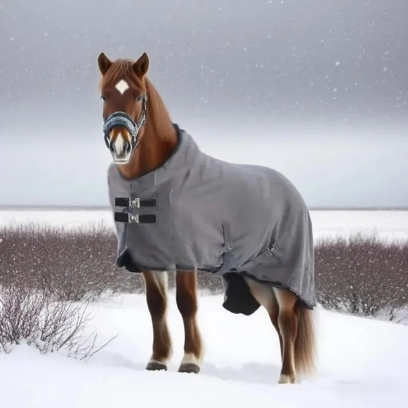 

Premium Stable Horse Blanket Warm Breathable Equine Coat Pet Clothes for Winter Protection Equestrian Supplies