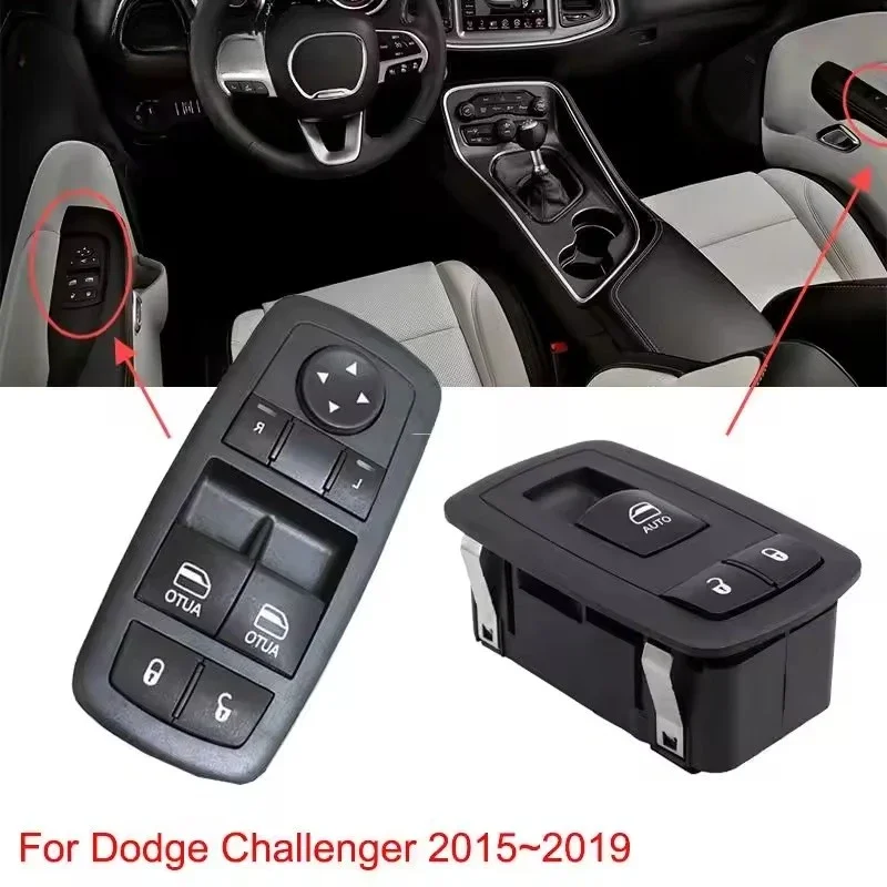 68183752AE 68183751AD 68183752AB Power Window Switch Lifter Control Button For Dodge Challenger 2015 2016 2017 2018 2019
