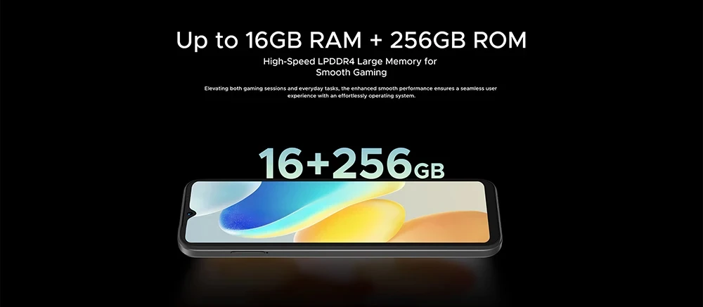 Global version DOOGEE N55 PRO Mobile Phone 6.56" 90Hz IPS Screen Telephone Portable 4GB+128GB 13MP 5150mAh Smartphone Android 14