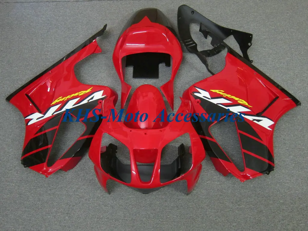 Motorcycle Fairings Kit for HONDA VTR1000 SP1 00 01 02 03 VTR VFR 1000 2000 2001 2002 2003 ABS Red Black Bodywork Set