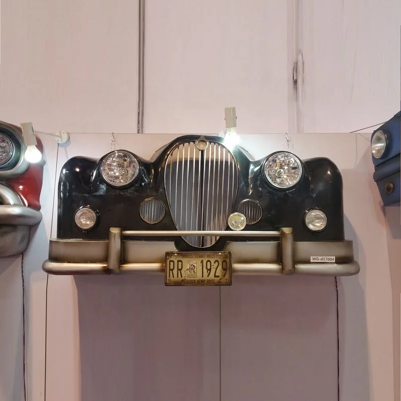 

Antique Car Lights Vintage Decoration American Decoration Bar Wall Decoration