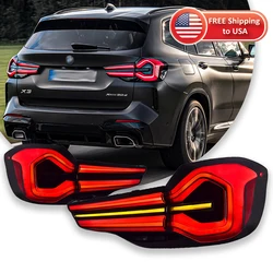 TYPY Car Tail Lights For BMW X3 2010-2021 LED Car Tail Lamps Daytime Running Lights Dynamic Turn Signals Car Accessories