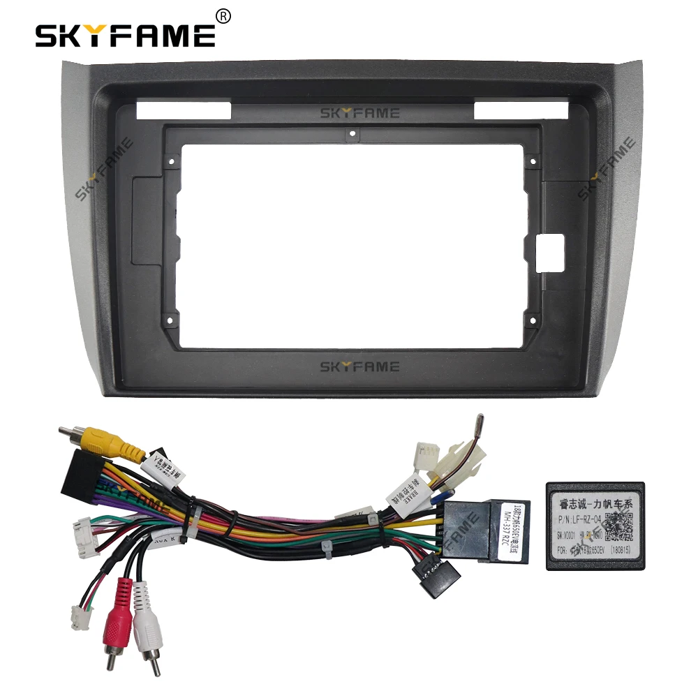 SKYFAME Car Frame Fascia Adapter Canbus Box Decoder Android Radio Dash Fitting Panel Kit For Lifan 620EV 650EV 650 620