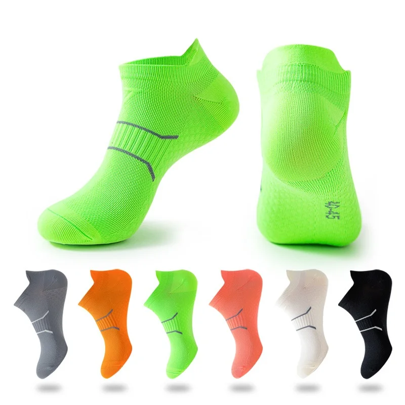 Running Socks Quick Dry for Men and Women Professional Sports Socks Fitness Outdoor Marathon Short Socks Basketball Sox