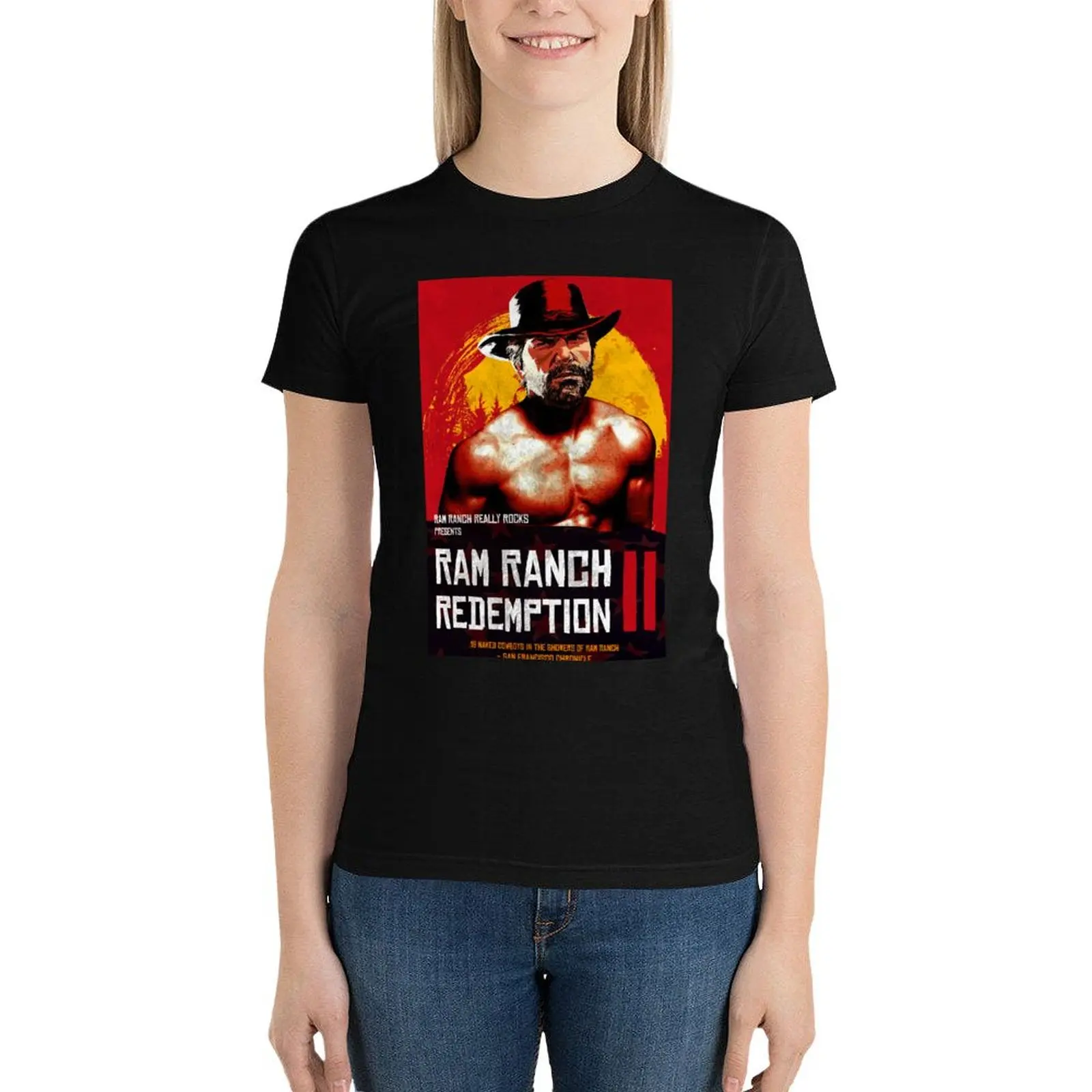 

Ram Ranch Really Rocks T-Shirt Female clothing summer top shirts graphic tees white t-shirts for Women