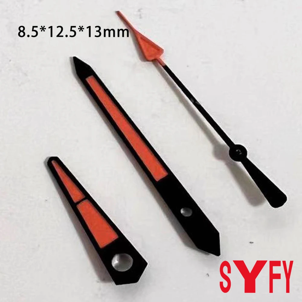 NH35 الأيدي الأحمر/الأخضر/البرتقالي/الفضة الساعات مؤشرات الأخضر مضيئة ساعة اليد لحركة NH35/NH36/4R/7S سبيكة ساعة لتقوم بها بنفسك أجزاء