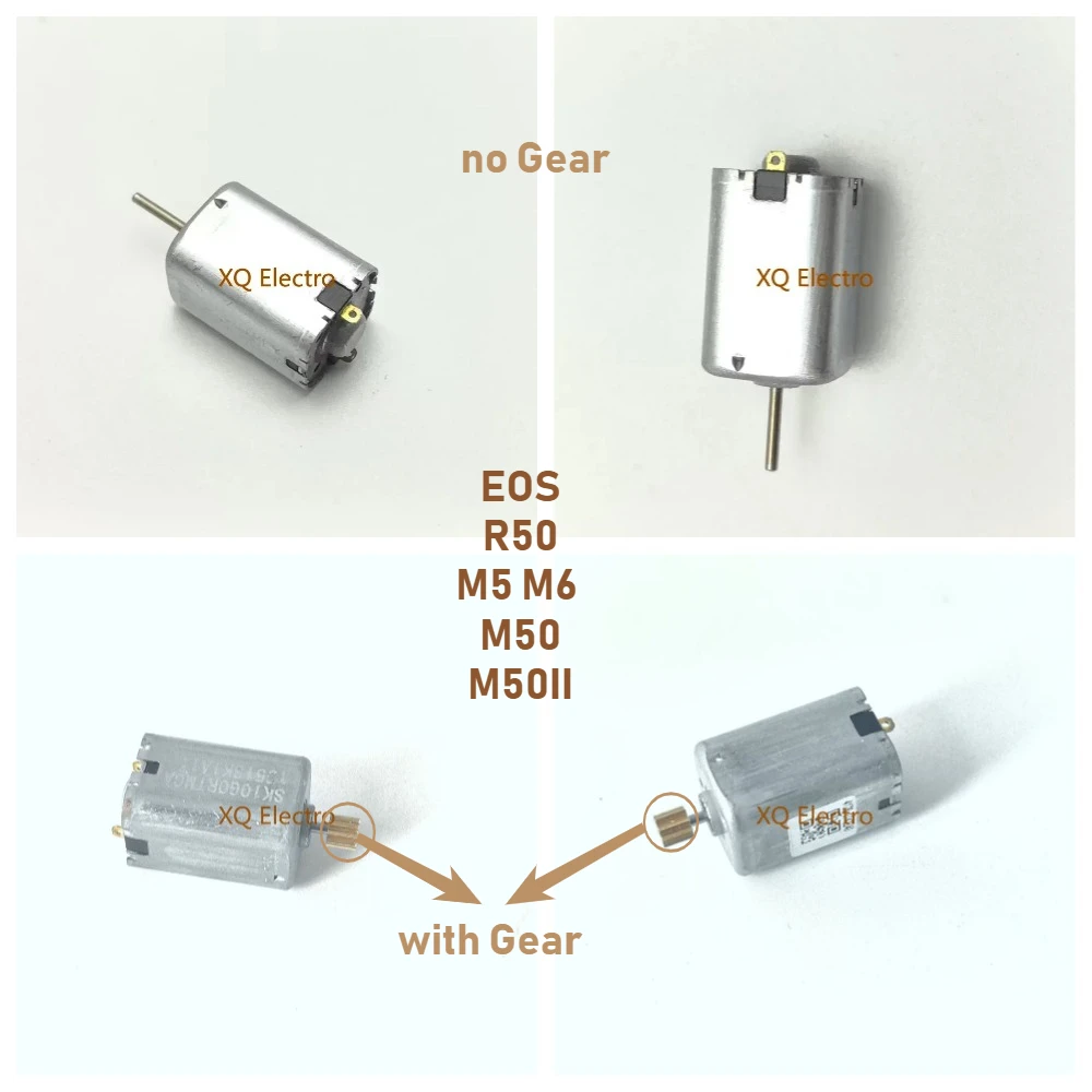 Unité de moteur de pilote d'obturation, sans assemblage d'engrenage, pour appareil photo Canon EOS M5 M6 M50 M50II R50 SLR, pièce de rechange pour réparation