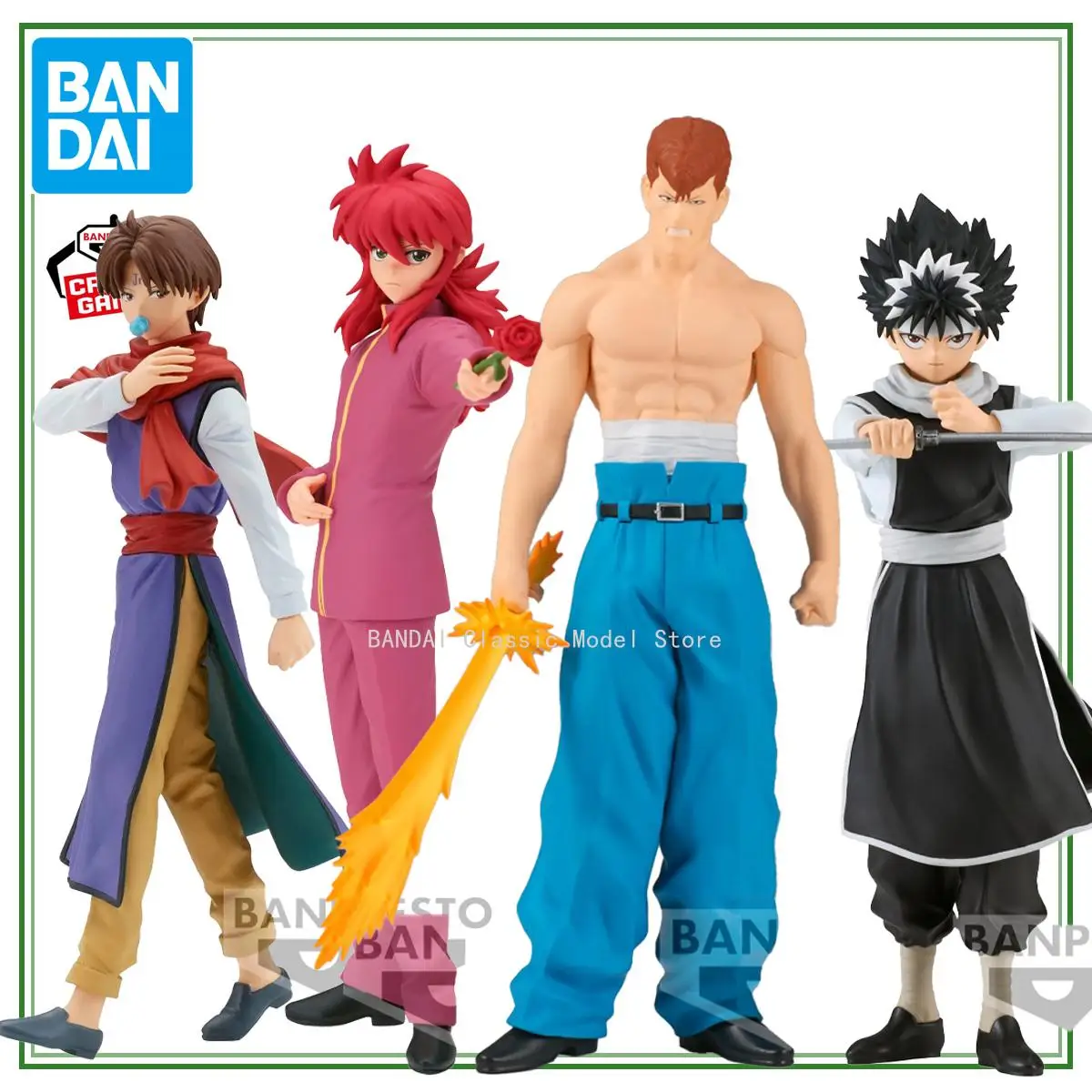 Especial en Stock Original Bandai Banpresto Yu Yu Hakusho Kuwabara Kazuma Urameshi Yusuke Hiei Anime modelo en caja genuina