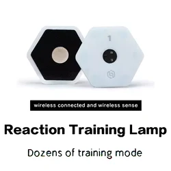 Reactionx queling training training lâmpada de treinamento luz velocidade agilidade reação equipamentos basquete futebol tênis fitlight blazepod hóquei