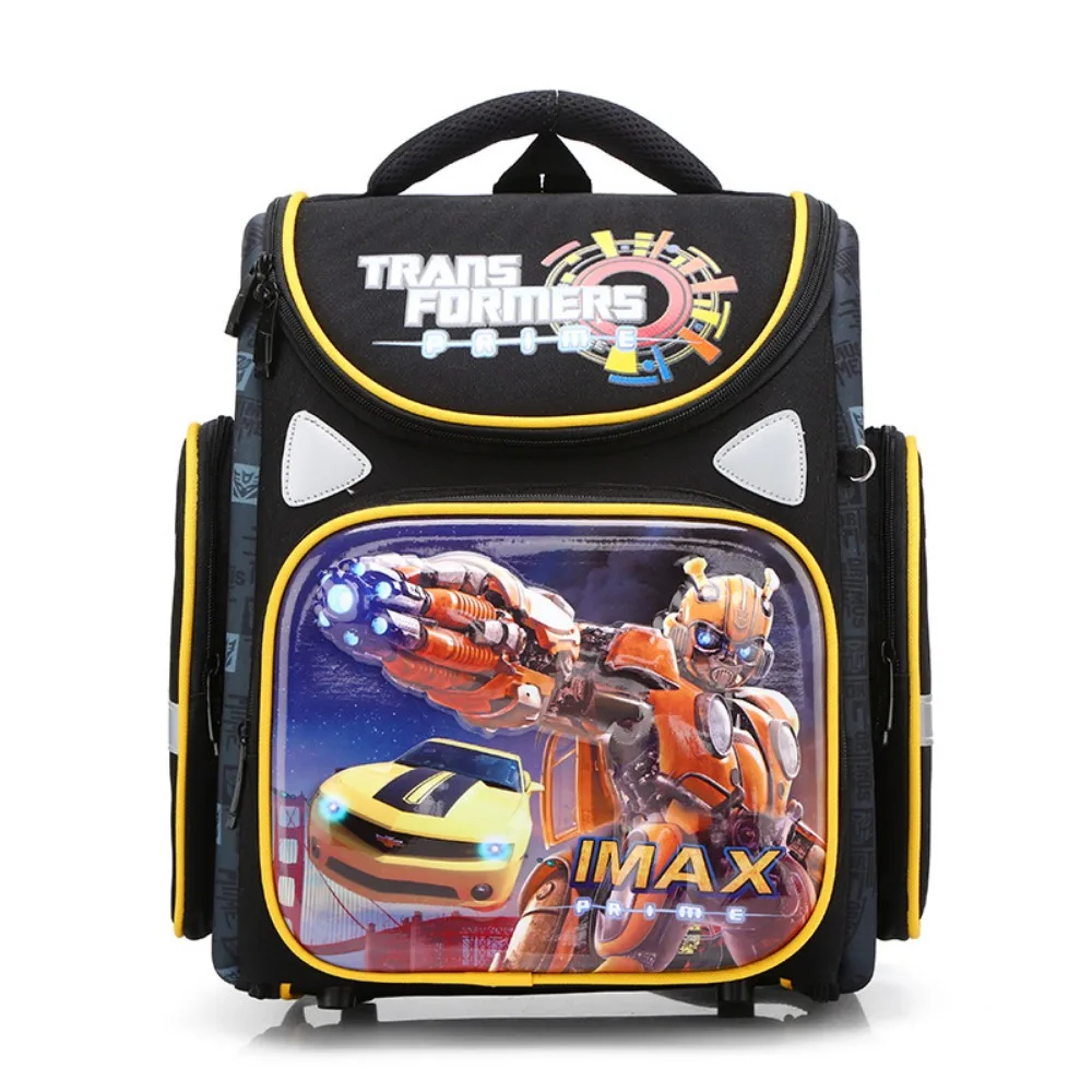 Primary School Students' Space Spine Protection Backpacks Fashionable Cartoon Large Capacity Light Children's Folding Backpacks