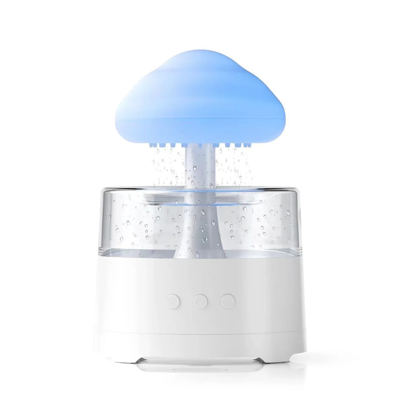 Bluetooth speaker, cloud rain humidifier, colorful mushroom cloud rain drops, aromatherapy, bedroom, study, Christmas gifts