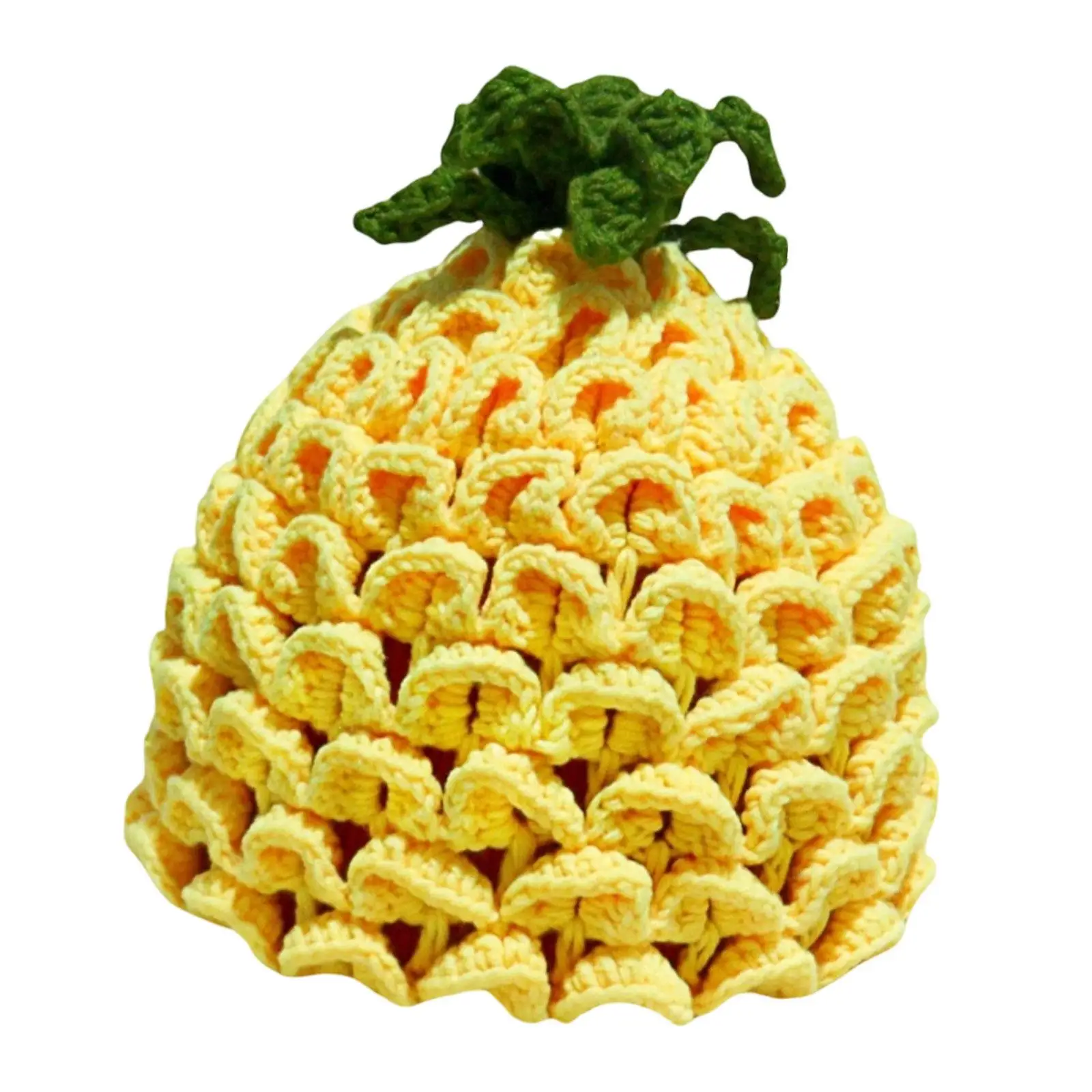 Gorro Y2K para mulheres acessórios de fantasia da moda gorro de crochê de anime