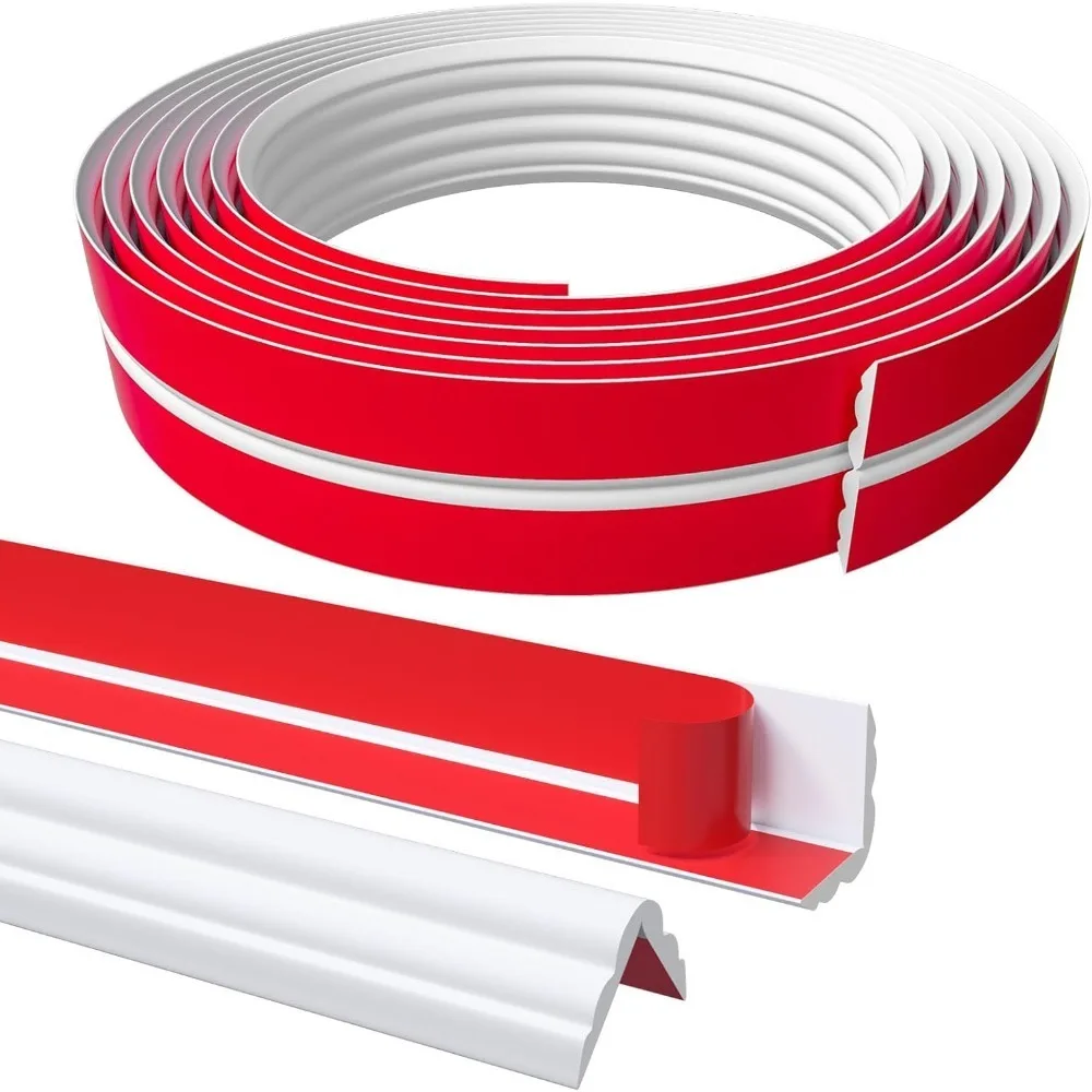 

3m Corner Moulding Trim Kids Safety Self Adhesive Wall Corner Protector PVC Flexible Corner Guard Strip Inside Outside