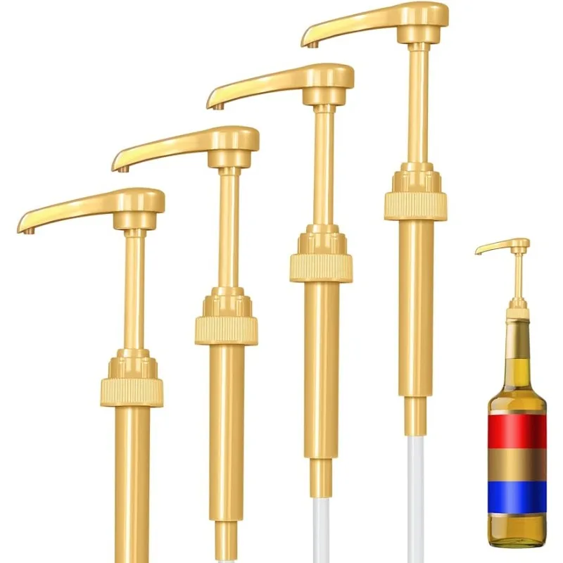 Dispensador de bomba de sirope de café más fino, 10 piezas, Compatible con siropes ajustados Torani, davvinci, Jordans, para el hogar, cocina, cafés, bares