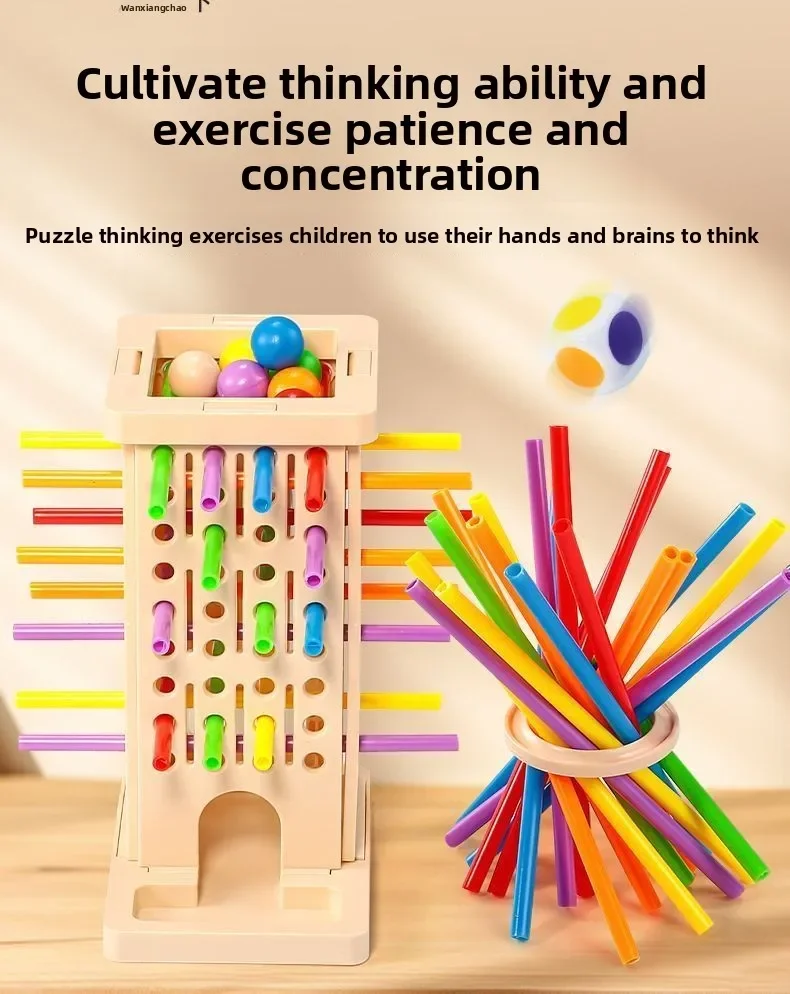 Juguetes interactivos 3 en 1, figuras equilibradas para dos personas, rompecabezas de entrenamiento del pensamiento para