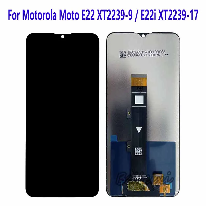 For Motorola Moto E22 XT2239-6 XT2239-7 LCD Display Touch Screen Digitizer Assembly For Moto E22i XT2239-16 XT2239-17 XT2239-19