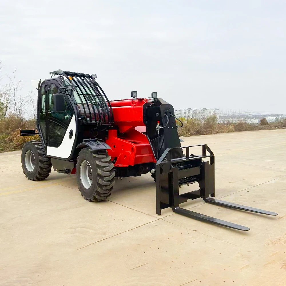 Remote Control Diese Telescopic Forklift 3 Tons 4 Tons 5 Tons  Off-Road Telehandler Telescopic Reach Truck for Container Loading