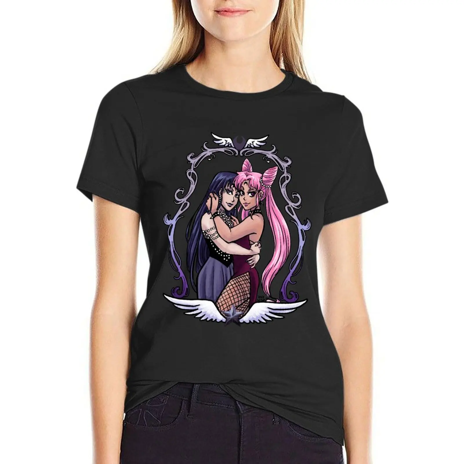 Wicked lady x mistress 9 T-Shirt tops summer top Blouse Aesthetic clothing Woman clothes