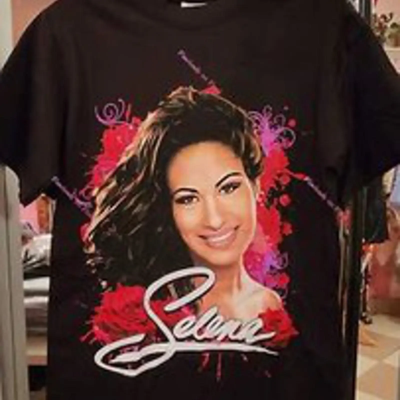 Camiseta gráfica Selena Legend Forever vintage Washed fashion Top For Everyday Wear Comfortable Slightly designer clothes