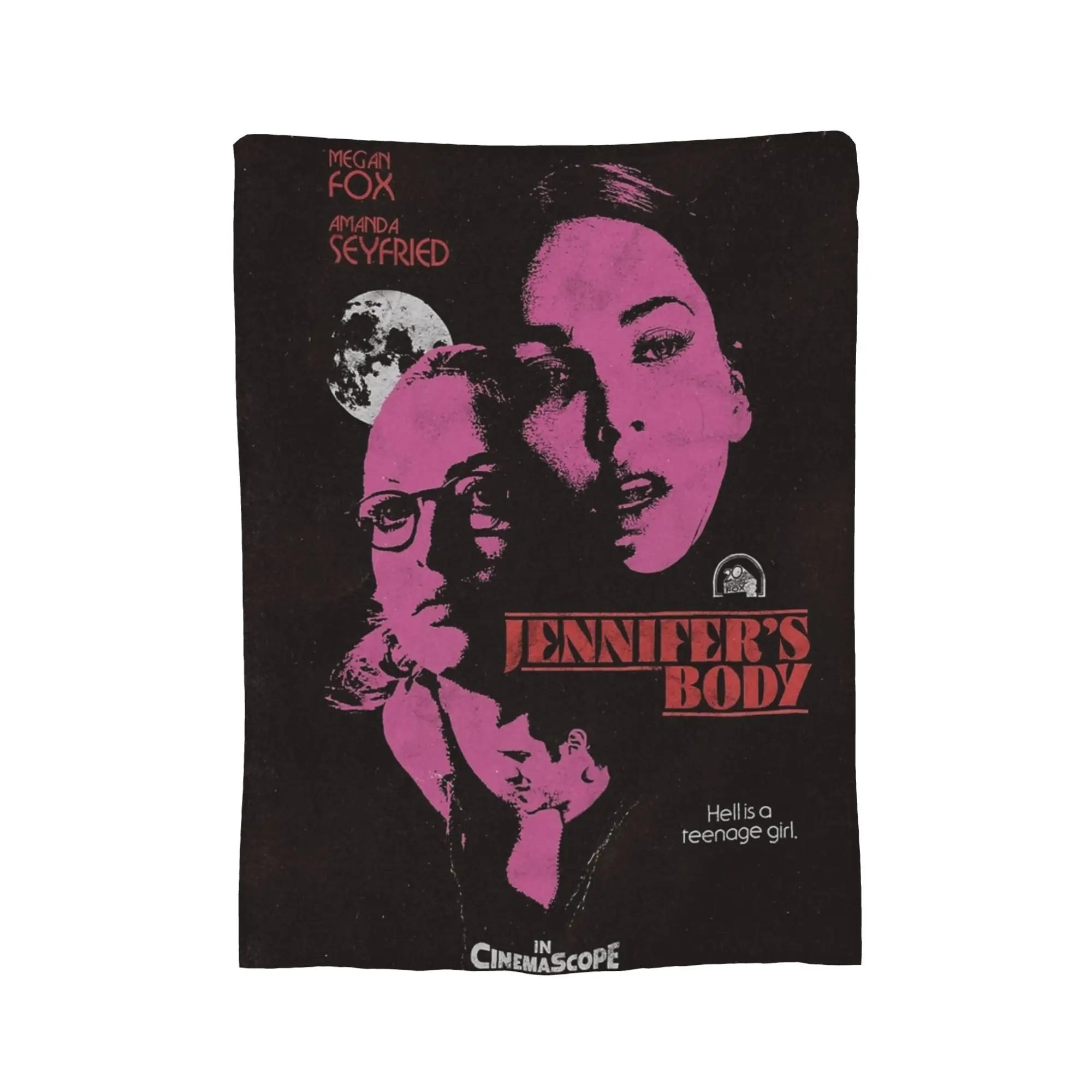 Jennifer's Body - Megan Fox Poster Blanket  Flannel Funny Warm Throw Blanket for Home Restaurant Autumn/Winter
