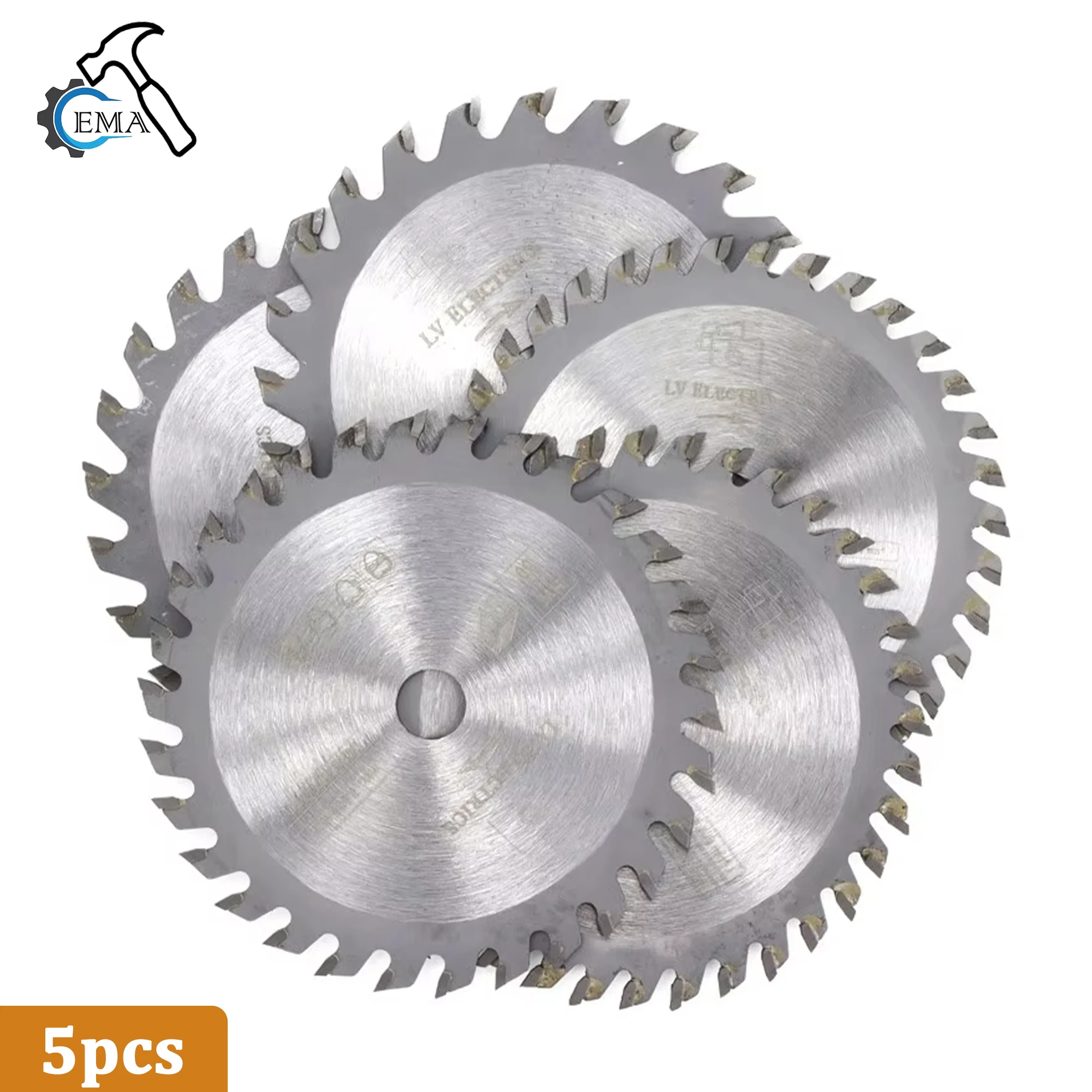 5pcs TCT Circular Saw Blade Wheel Discs For Wood Cutting Carbide Cutting Disc Woodworking Saw Blade Carbide Tipped Cutting Disc