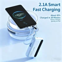 Batterie externe VIVO 500000mAh, charge super rapide 120W, batterie externe portable avec 4 câbles intégrés pour iPhone, Huawei, Samsung, nouveauté 2026 6