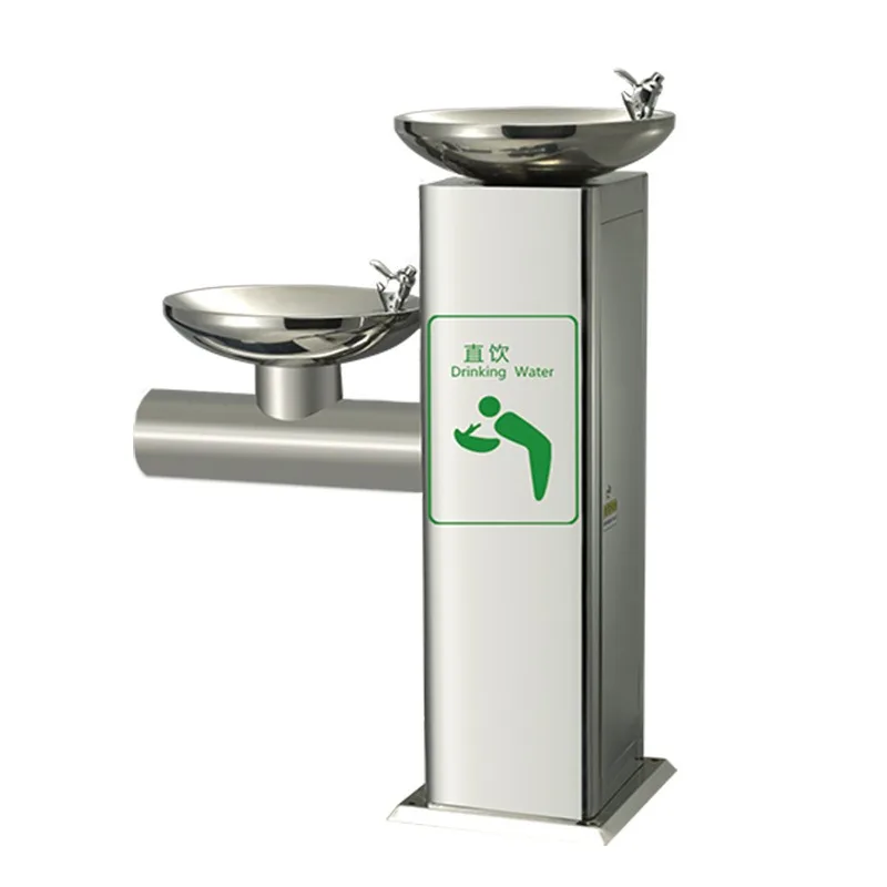 

Outdoor water dispenser, public garden community hand washing and drinking water integrated drinking table