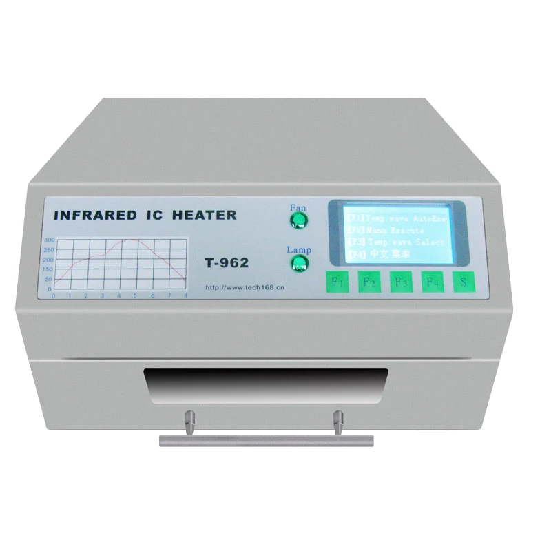 Puhui T962 T-962  Professional Infrared IC Heater Soldering Machine  pcb smt mini Reflow Oven