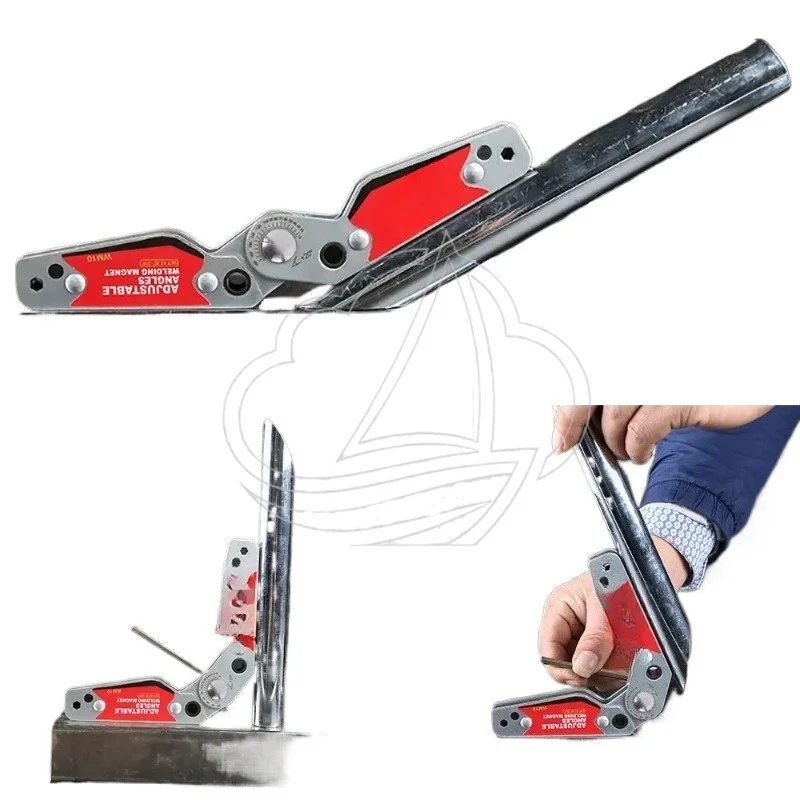 20-200° Multi-Angle Welding Magnetic Clamp, WM10 Adjustable Corner Holder Fixator for Flexible Welding Work